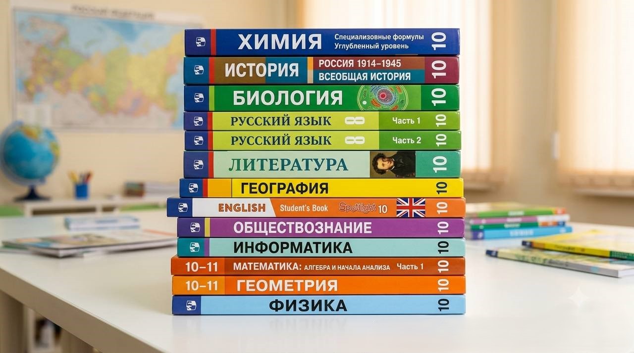 Учебники для 10 класса